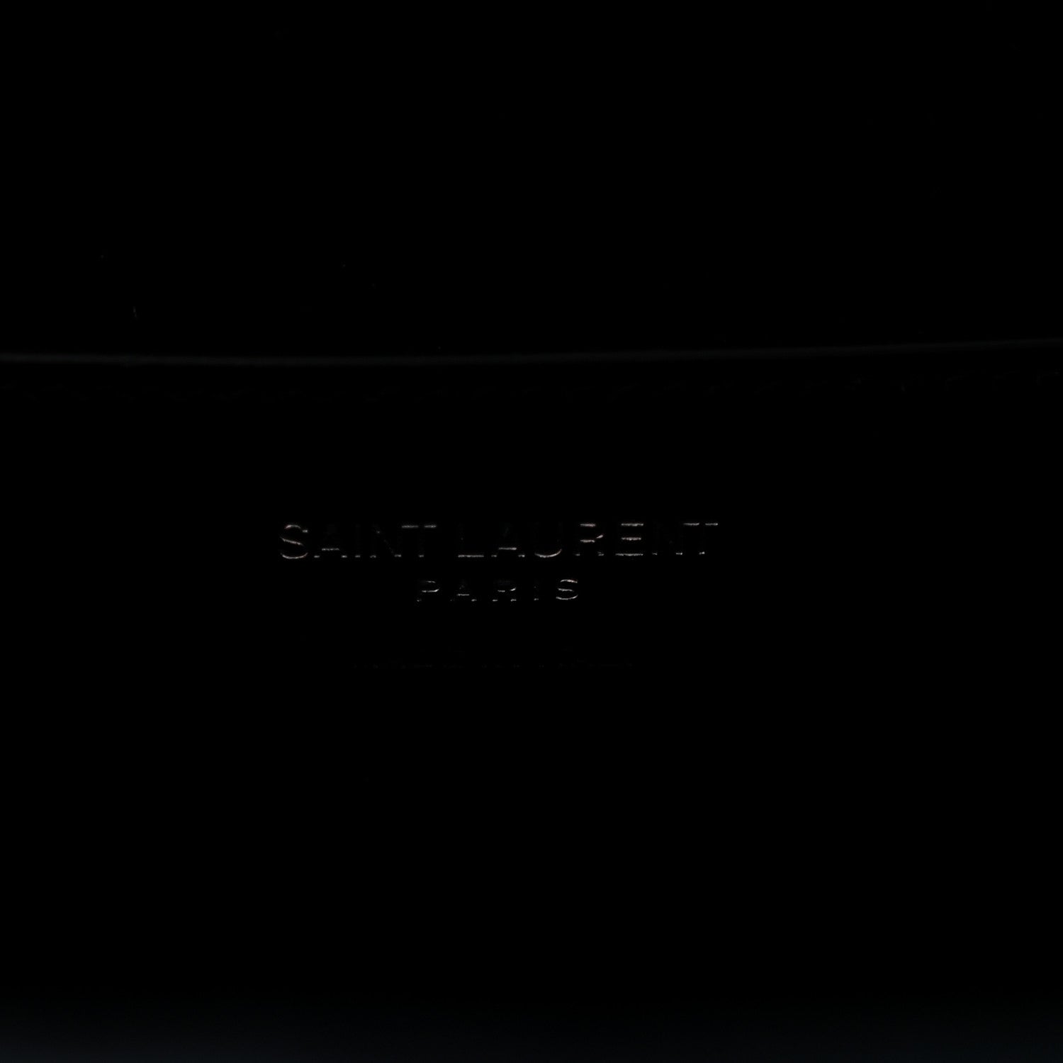 Saint Laurent Calfskin Monogram Take Away Box Black 6 of 15
