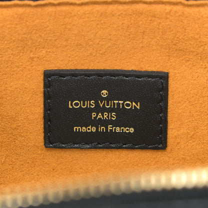 Louis Vuitton Lambskin Embossed Monogram Coussin MM Black 6 of 11