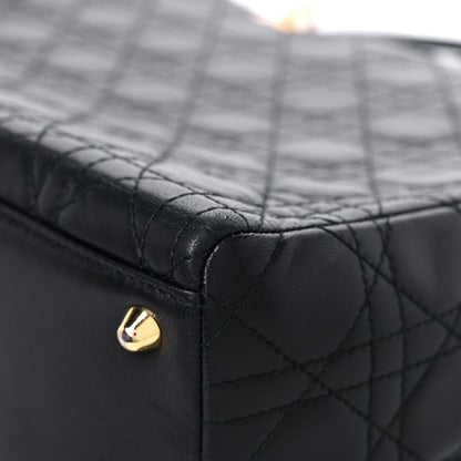 Christian Dior Lambskin Cannage Large Lady Dior Black 11 of 17
