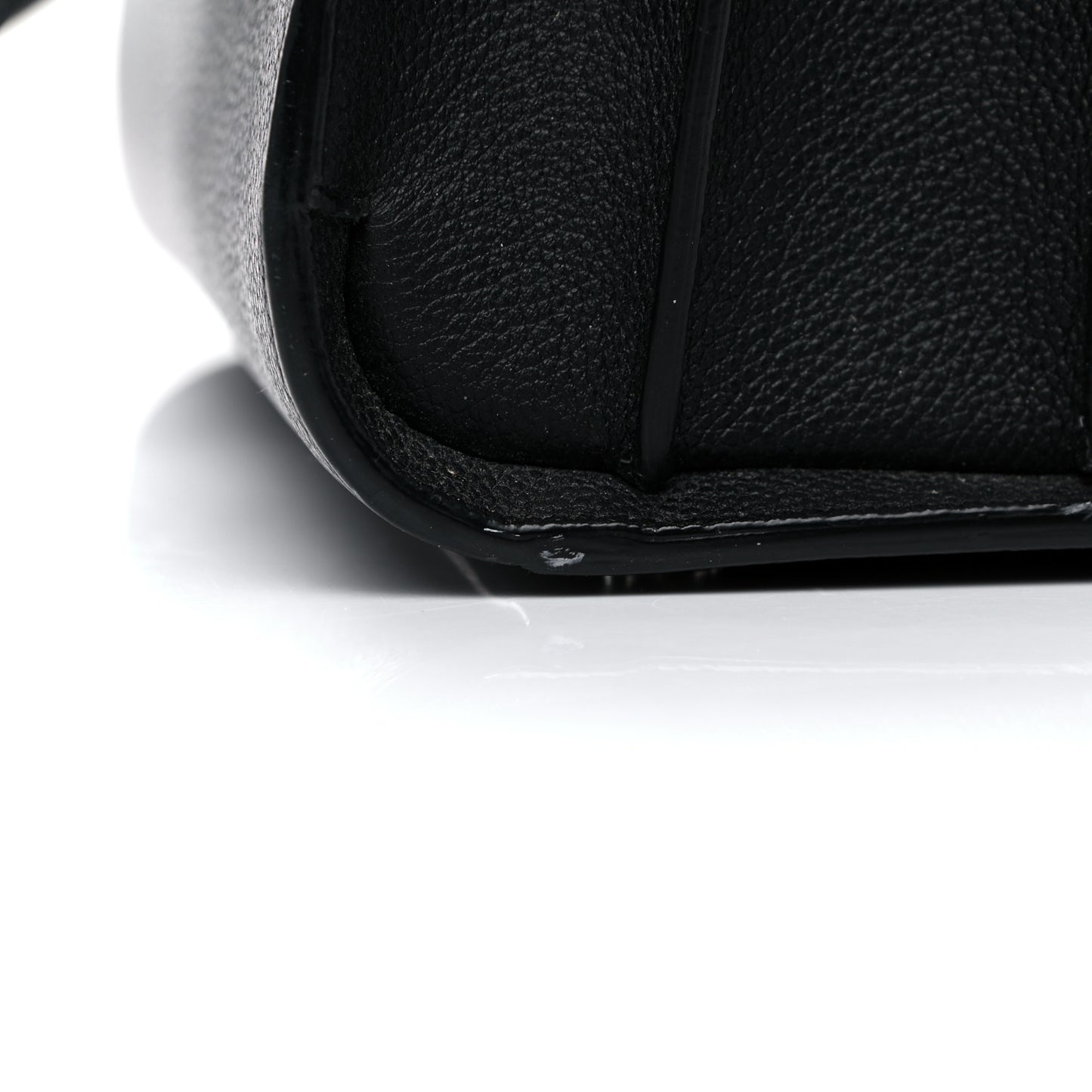 Grained Calfskin Small Sac De Jour Black