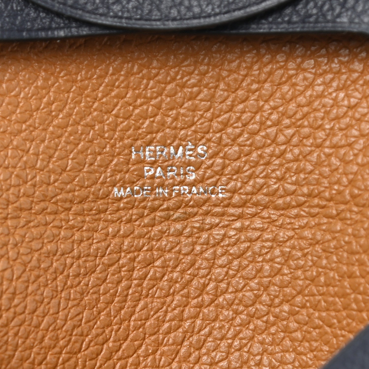 Hermes Evercolor Bastia Verso Coin Purse Bleu Nuit Sesame 7 of 9