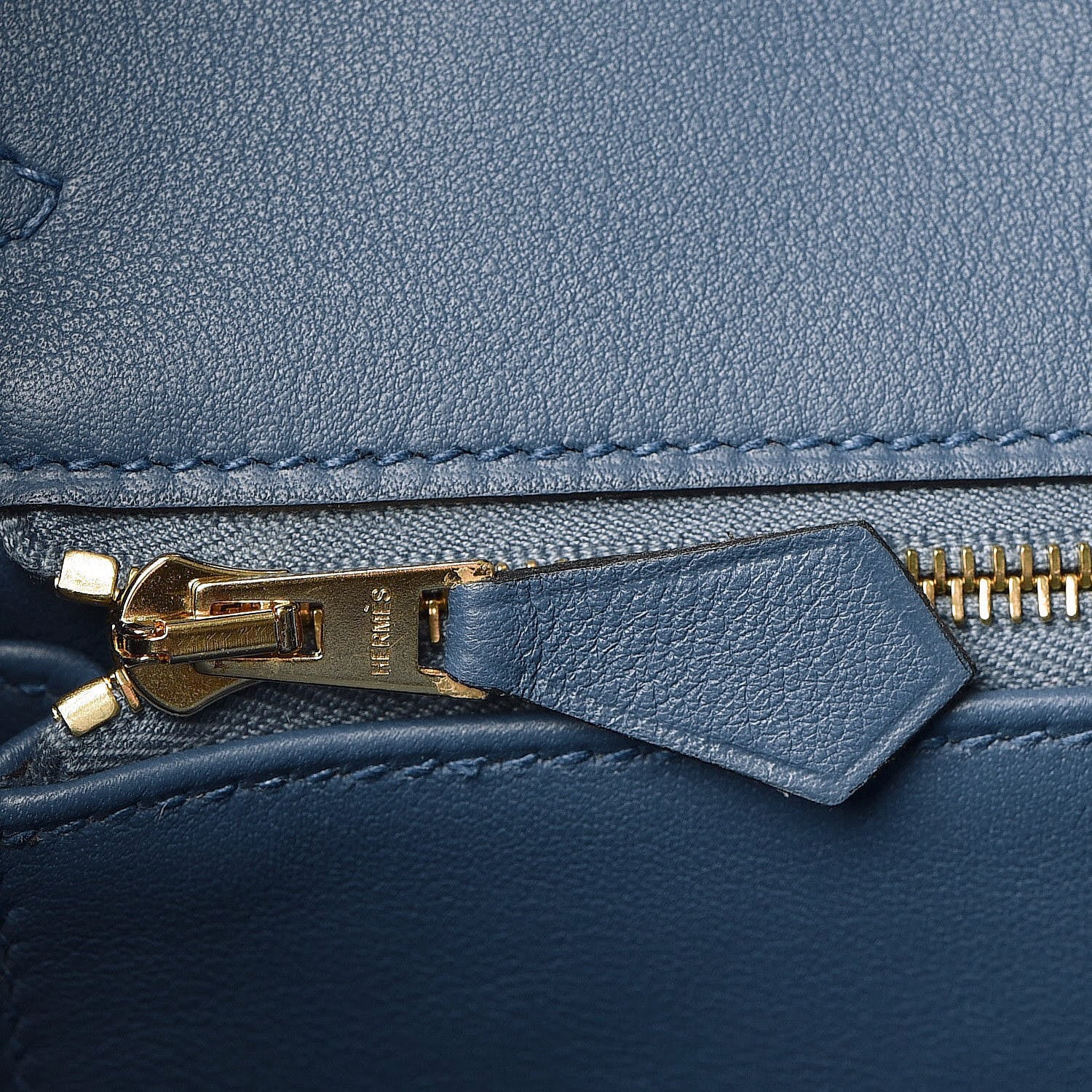 Hermes Swift Birkin 25 Bleu Agate 13 of 33