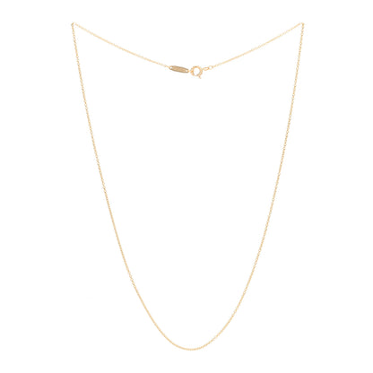 Tiffany 18K Yellow Gold Chain Necklace 16" 3 of 5