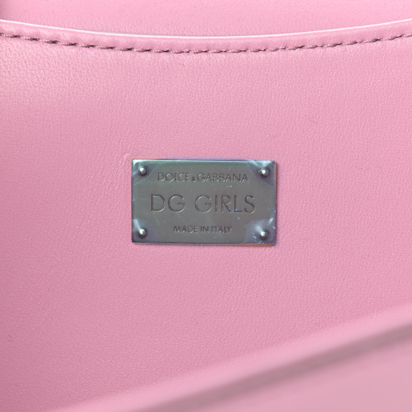 Brocade DG Girls Shoulder Bag Light Pink