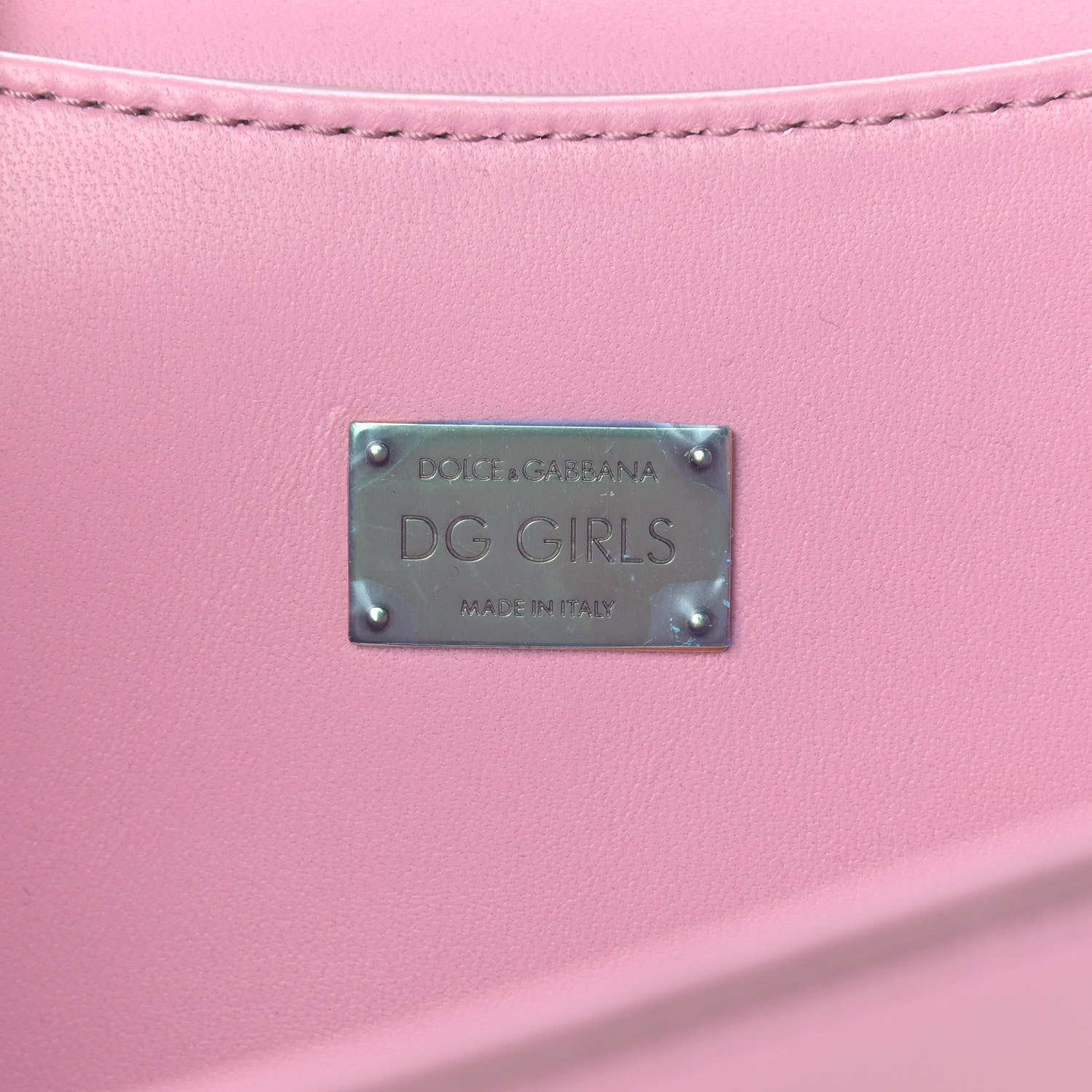 Dolce & Gabbana Brocade DG Girls Shoulder Bag Light Pink 6 of 8