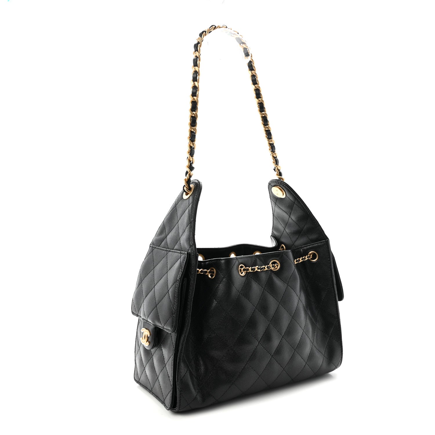 Chanel Caviar Quilted Small Chanel 25 Handbag Black 3 of 10