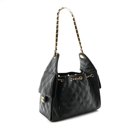 Chanel Caviar Quilted Small Chanel 25 Handbag Black 3 of 10