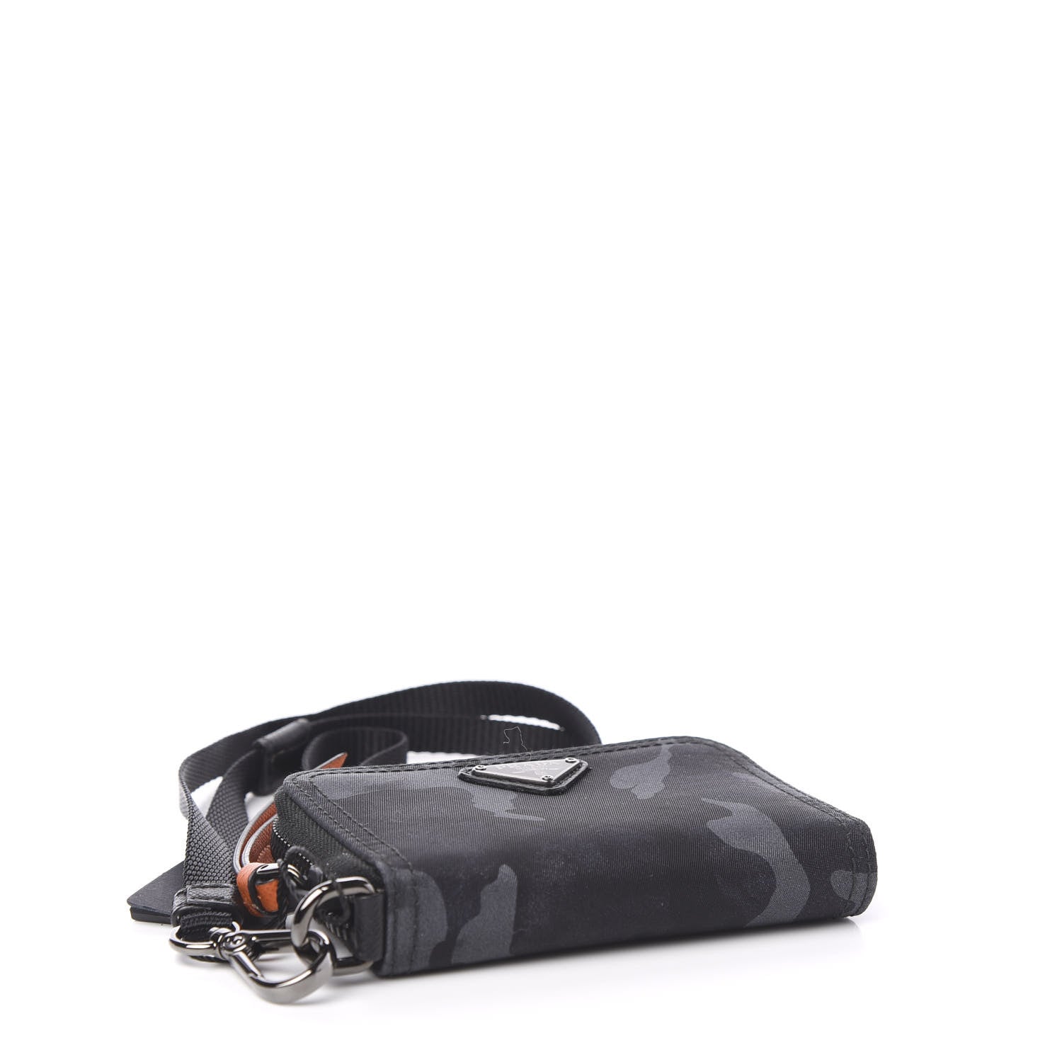Prada Tessuto Nylon Camouflage Print Card Holder Fumo 3 of 6