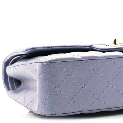 Chanel Iridescent Lambskin Quilted Medium Double Flap Light Purple 9 of 11
