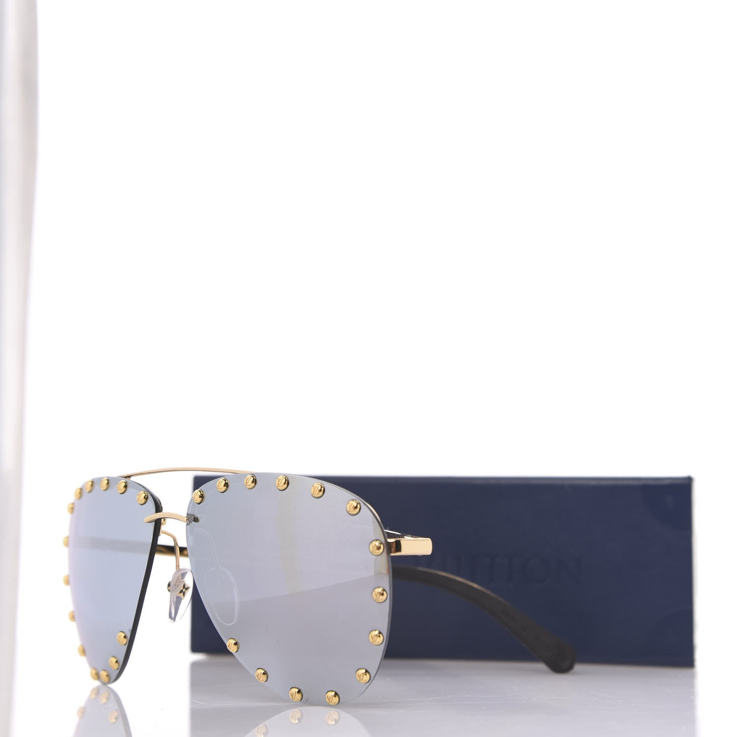 Louis Vuitton The Party Aviator Sunglasses Z0911U Blue 13 of 19
