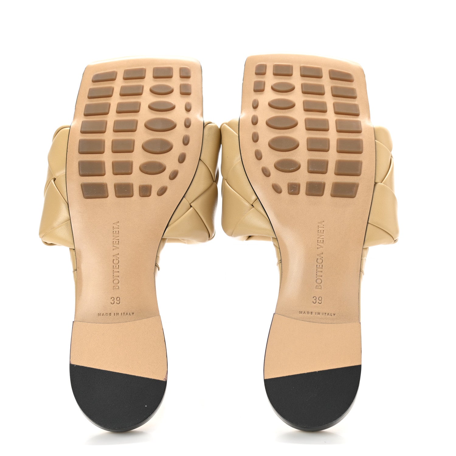 Bottega Veneta Nappa Maxi Intrecciato Lido Flat Sandals 39 Cane Sugar 5 of 8