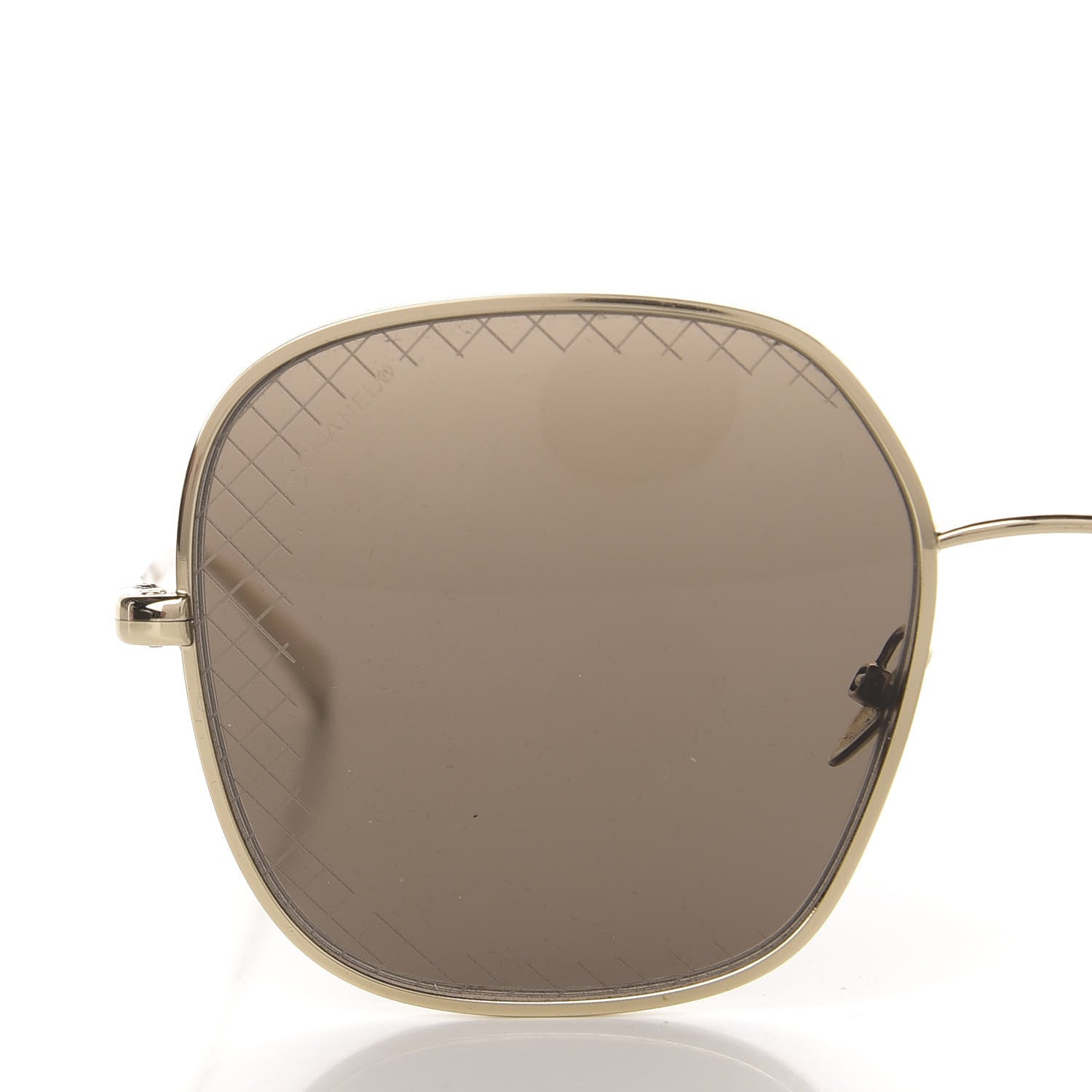 Chanel Square Sunglasses 4252 Gold 5 of 8