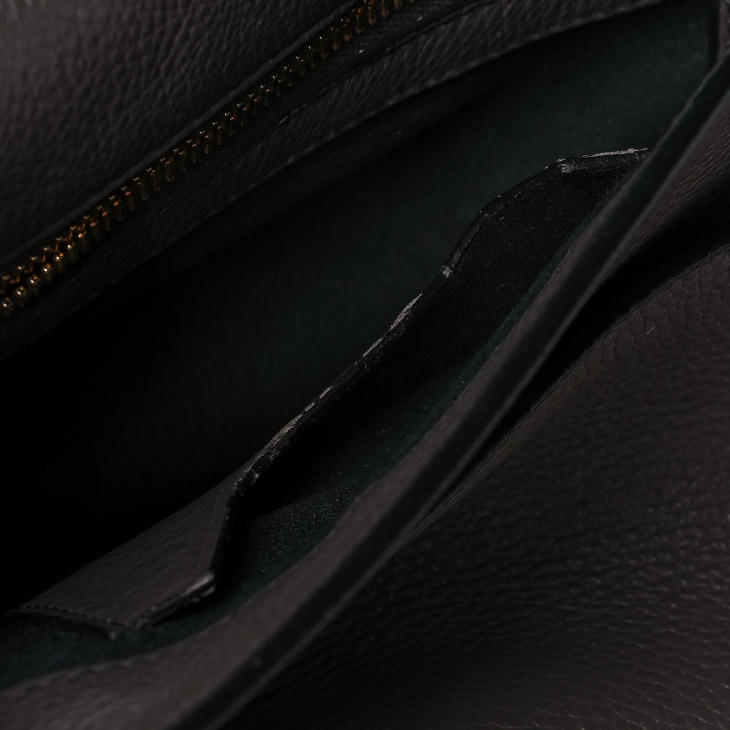 Grained Calfskin Soft Jennifer Saddle Bag Graphite