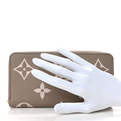 Louis Vuitton Empreinte Monogram Giant Zippy Wallet Tourterelle Creme 2 of 7