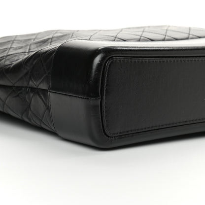 Chanel Aged Calfskin Quilted Maxi Gabrielle Hobo Black 8 of 13