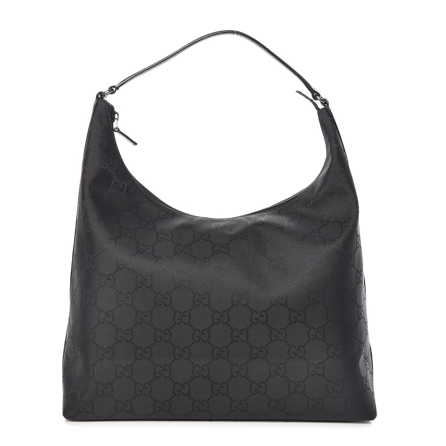 Nylon Monogram Large Hobo Black