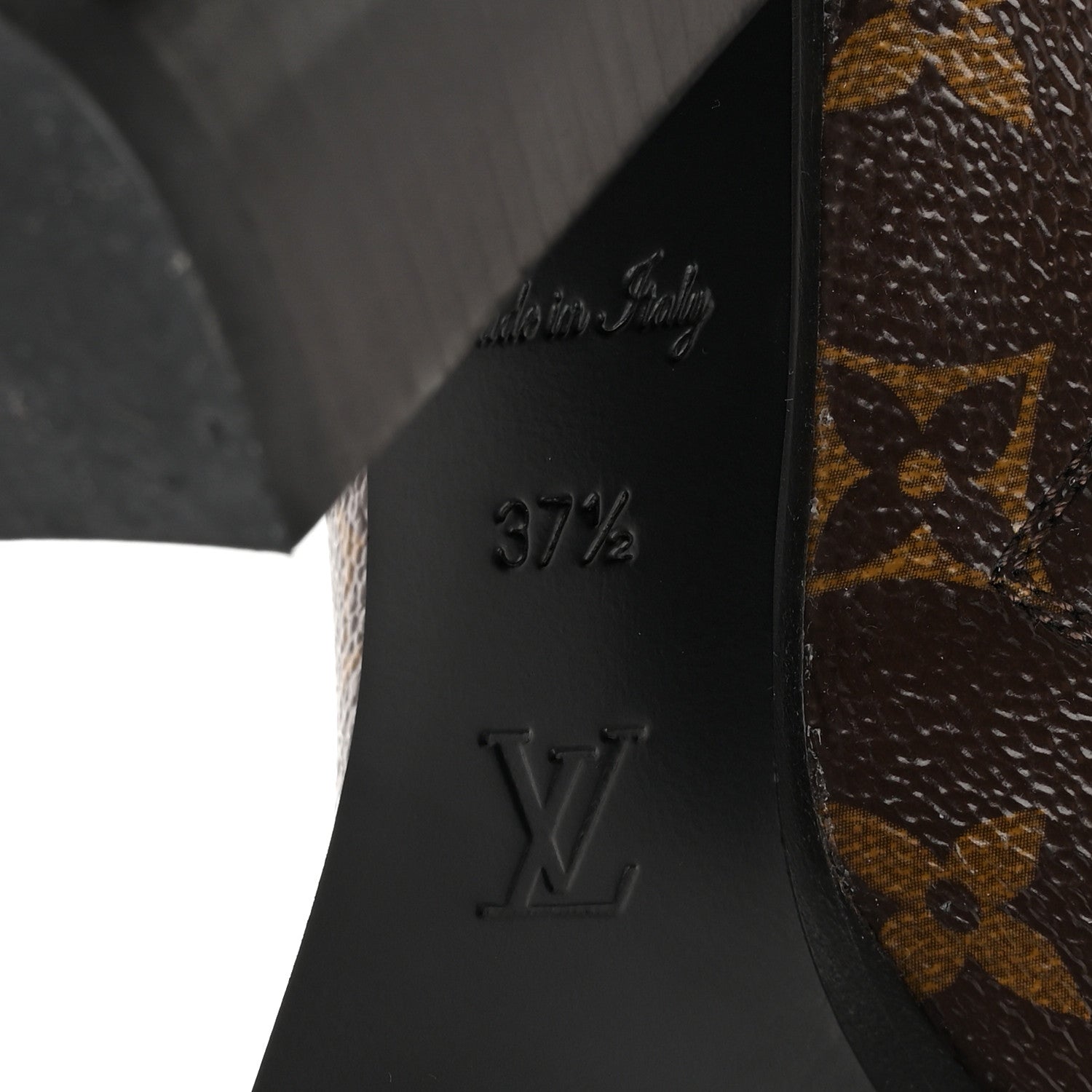 Louis Vuitton Patent Calfskin Monogram Star Trail Ankle Boots 37.5 Black 9 of 10