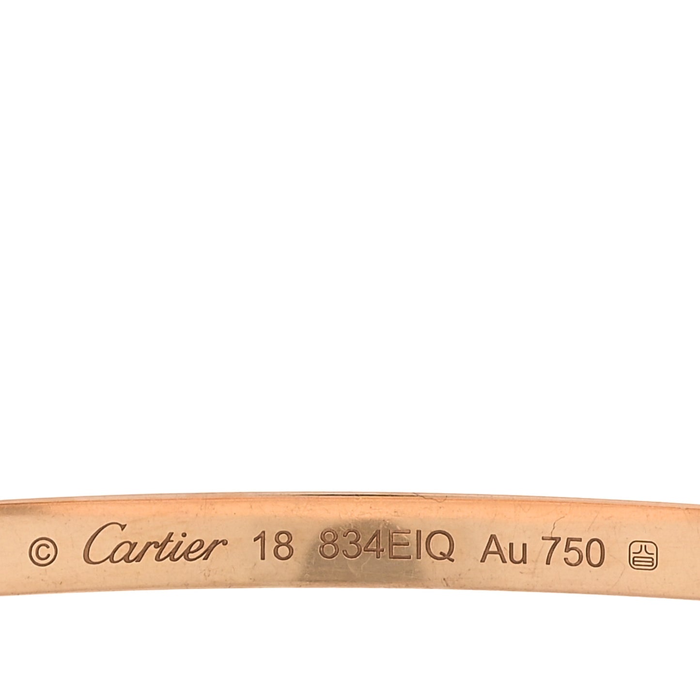18K Pink Gold Small LOVE Bracelet 18