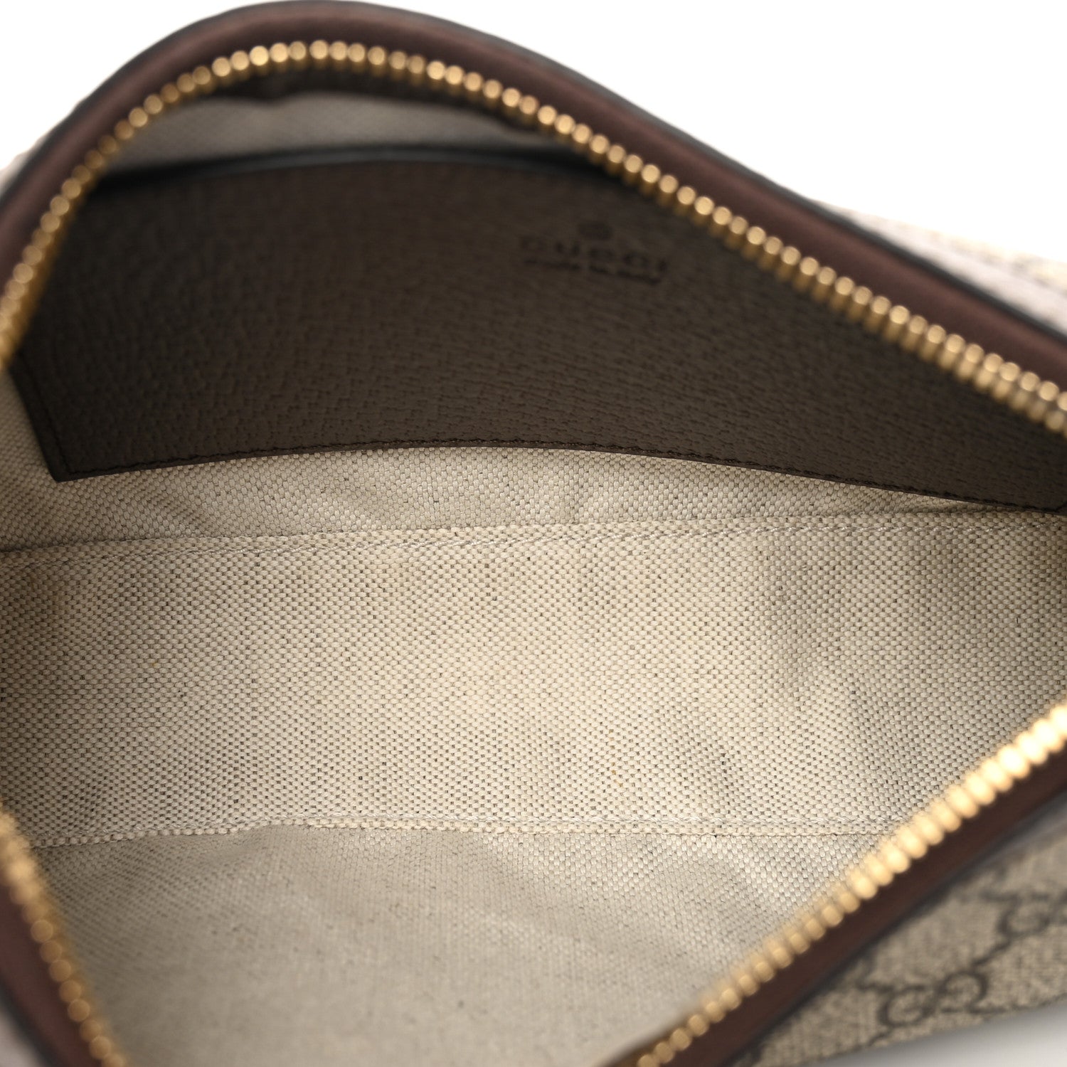 Gucci GG Supreme Monogram Textured Dollar Calfskin Web Small Ophidia GG Handbag Beige Ebony New Acero 5 of 10