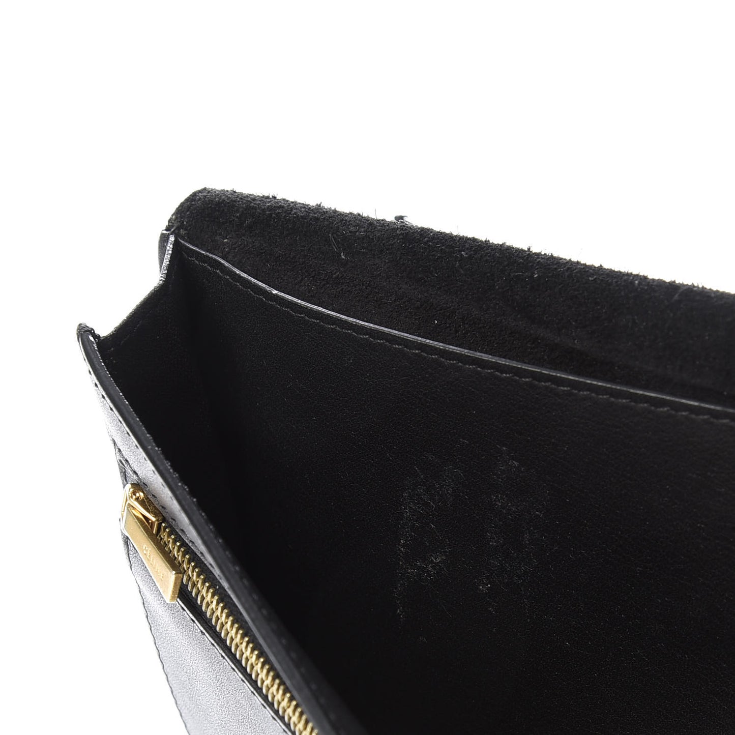 Lizard Calfskin Large Multifunction Strap Wallet Natural