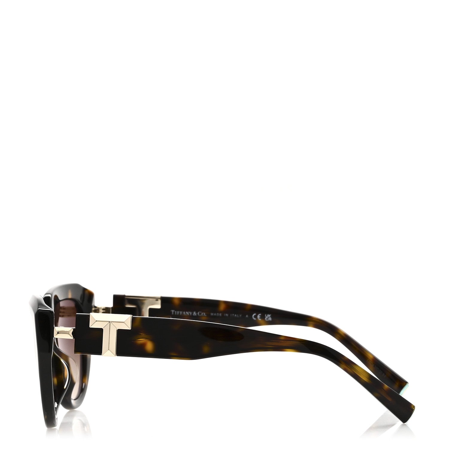Tiffany Acetate Metal Tiffany T Tortoise Cat Eye Sunglasses TF4238U Brown 2 of 7