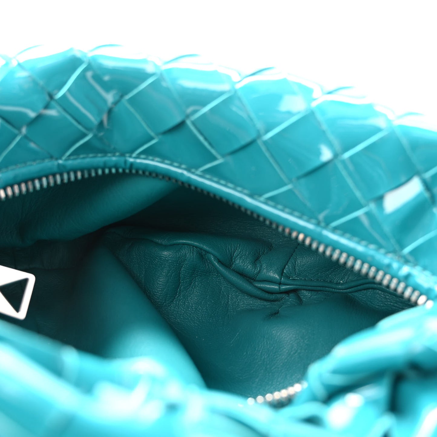 Patent Nappa Intrecciato Mini Jodie Blaster