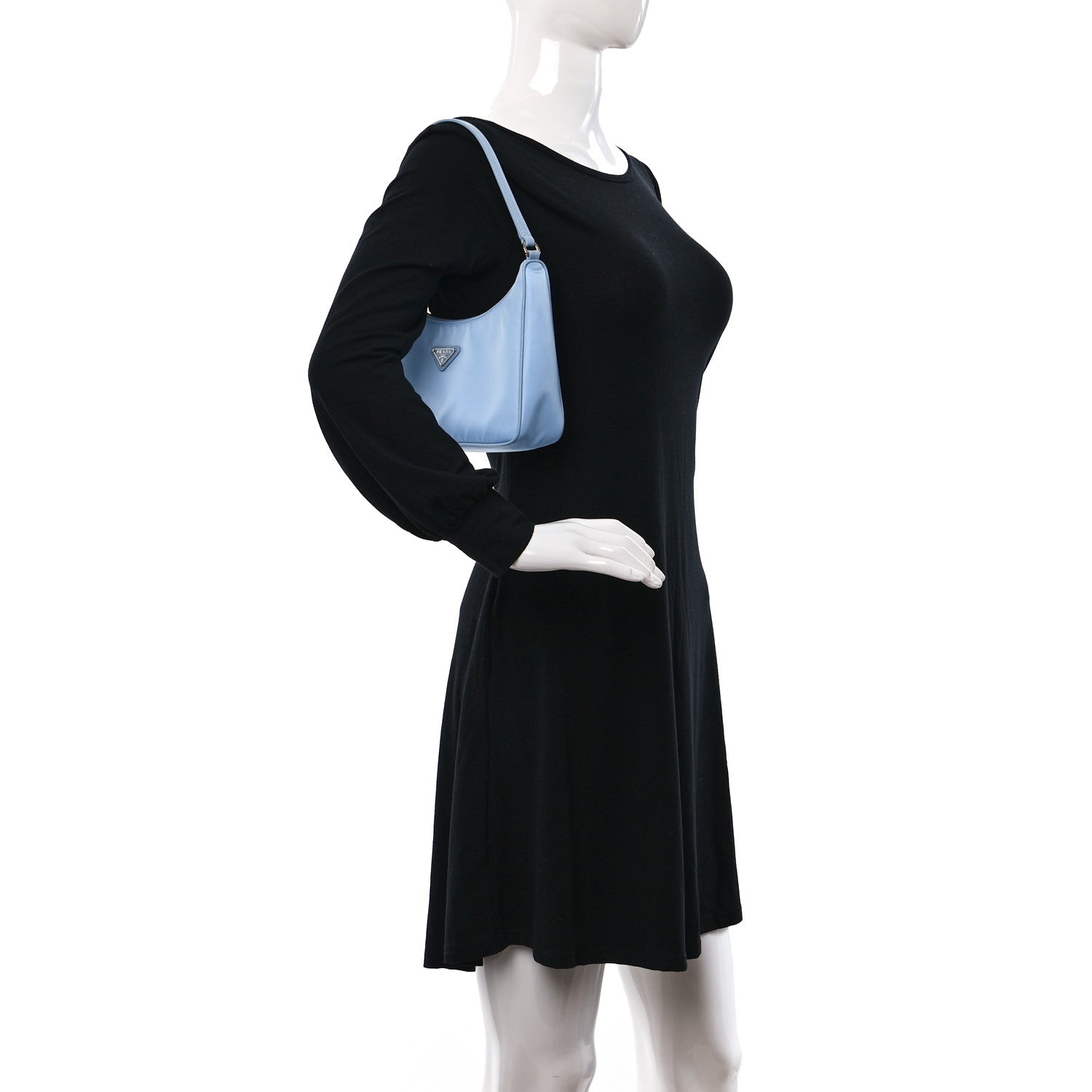Prada Re-Nylon Saffiano Mini Re-Edition 2005 Bag Astrale 2 of 8