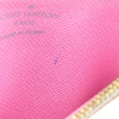 Louis Vuitton Monogram Multicolor Key Pouch White Litchi 8 of 15
