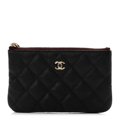 Chanel Caviar Quilted Small Cosmetic Case Black 1 of 8