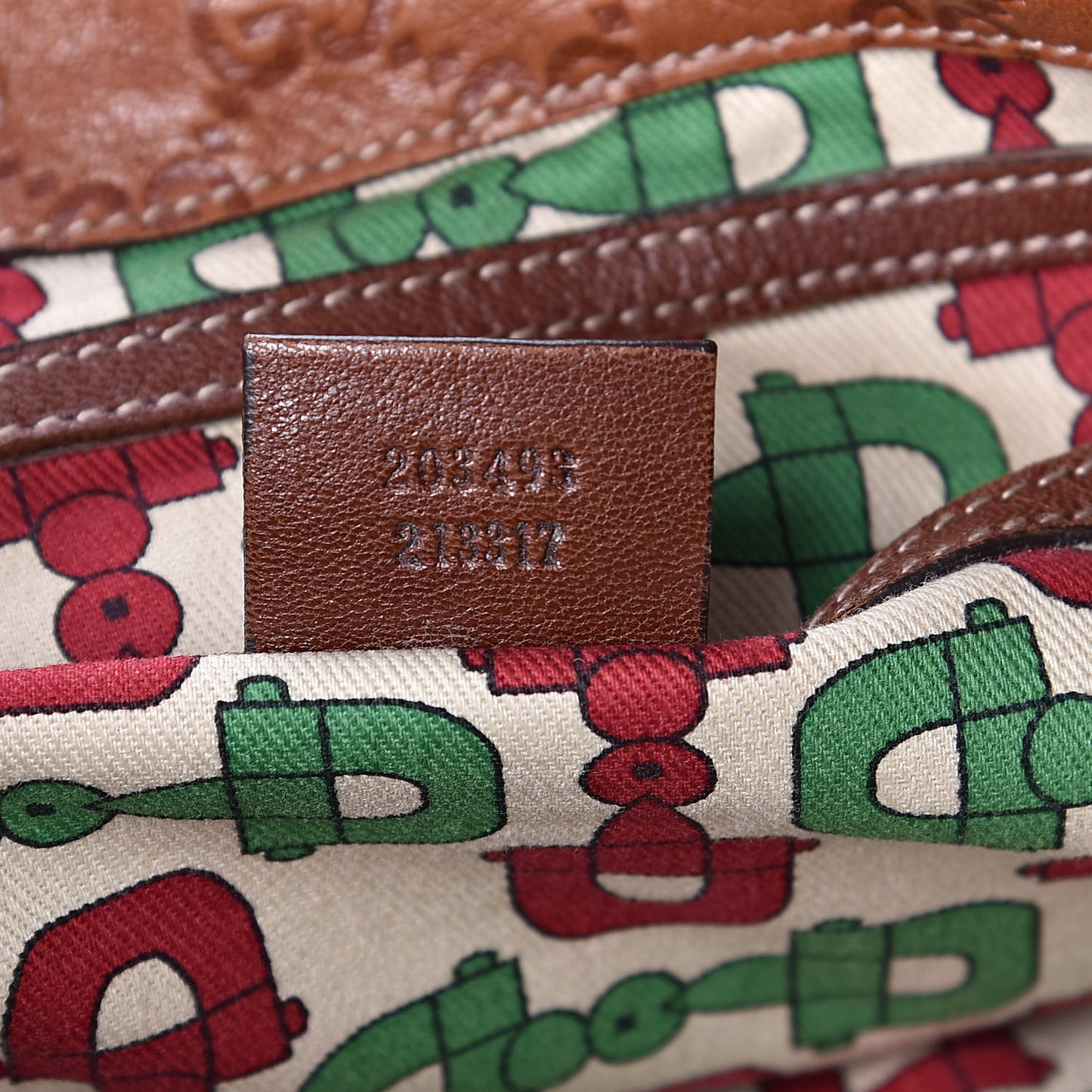 Guccissima Large Joy Shoulder Bag Brown