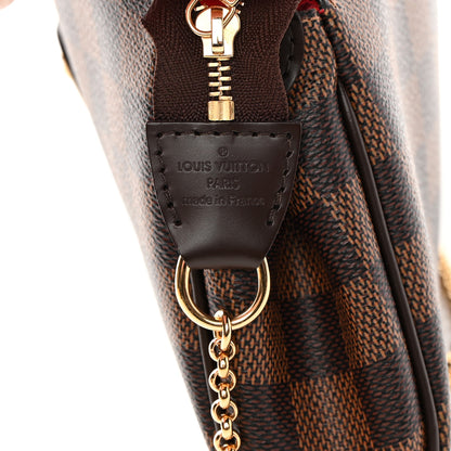 Louis Vuitton Damier Ebene Eva Clutch 6 of 10