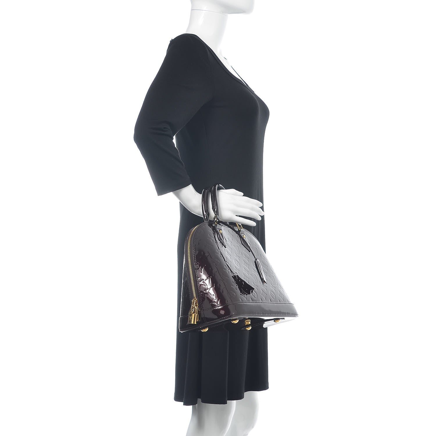 Louis Vuitton Vernis Alma PM Amarante 2 of 9