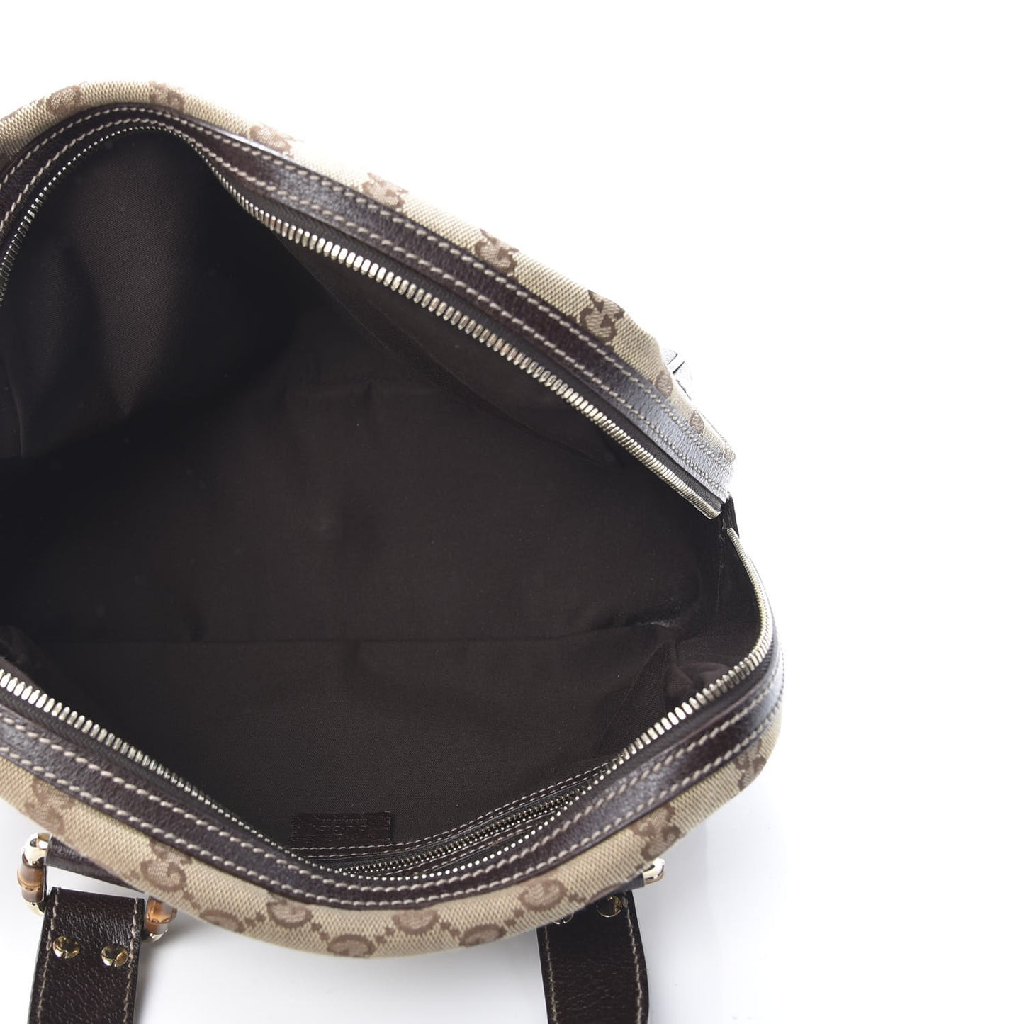 Monogram Bamboo Boston Dark Brown