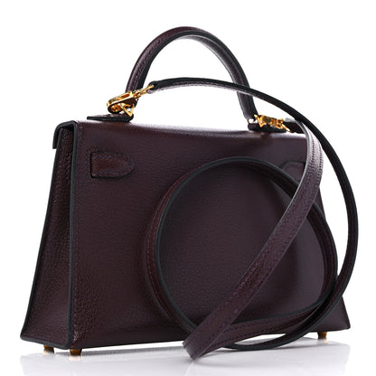 Hermes Chevre Mysore Mini Kelly Sellier 20 Rouge Sellier 4 of 10