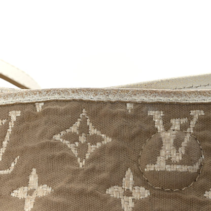 Louis Vuitton Monogram Sabbia Besace White 11 of 12