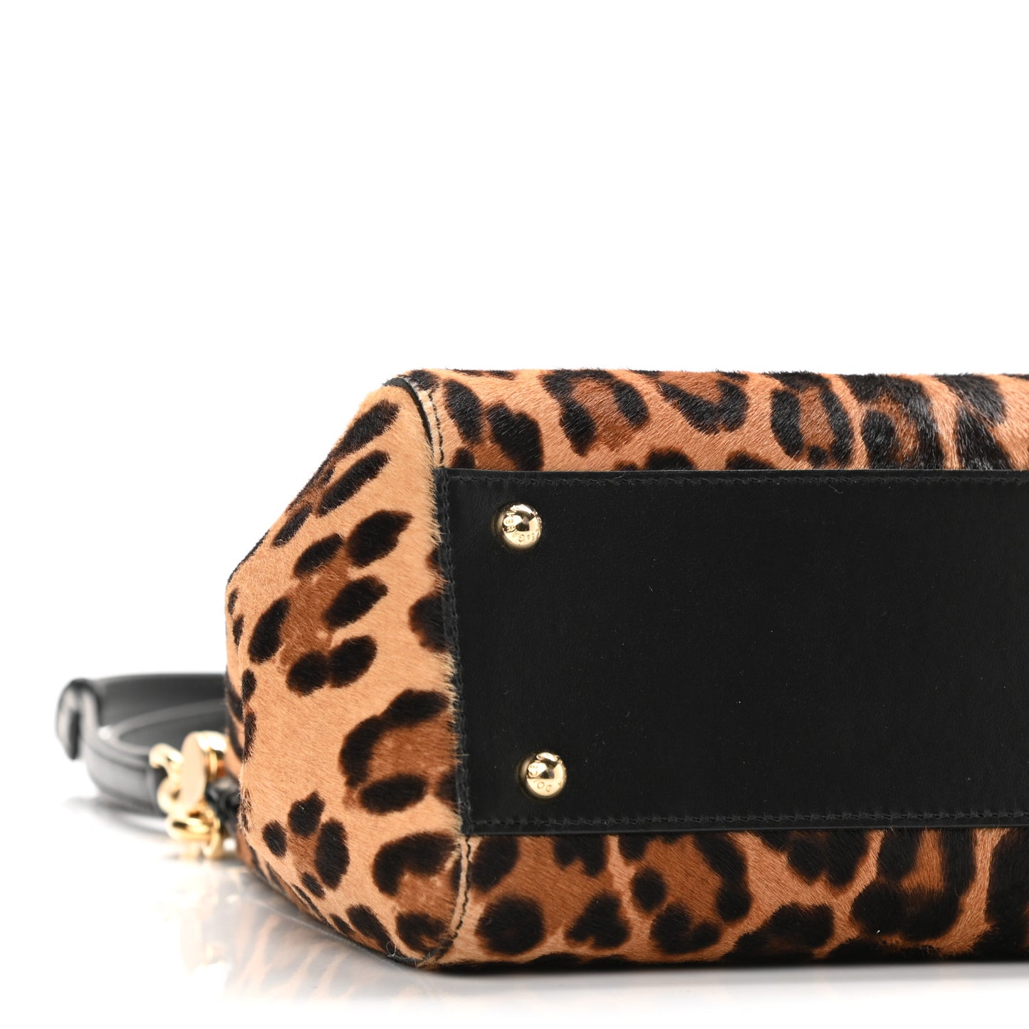 Calf Hair Leopard Print Miss Sicily Satchel Naturale