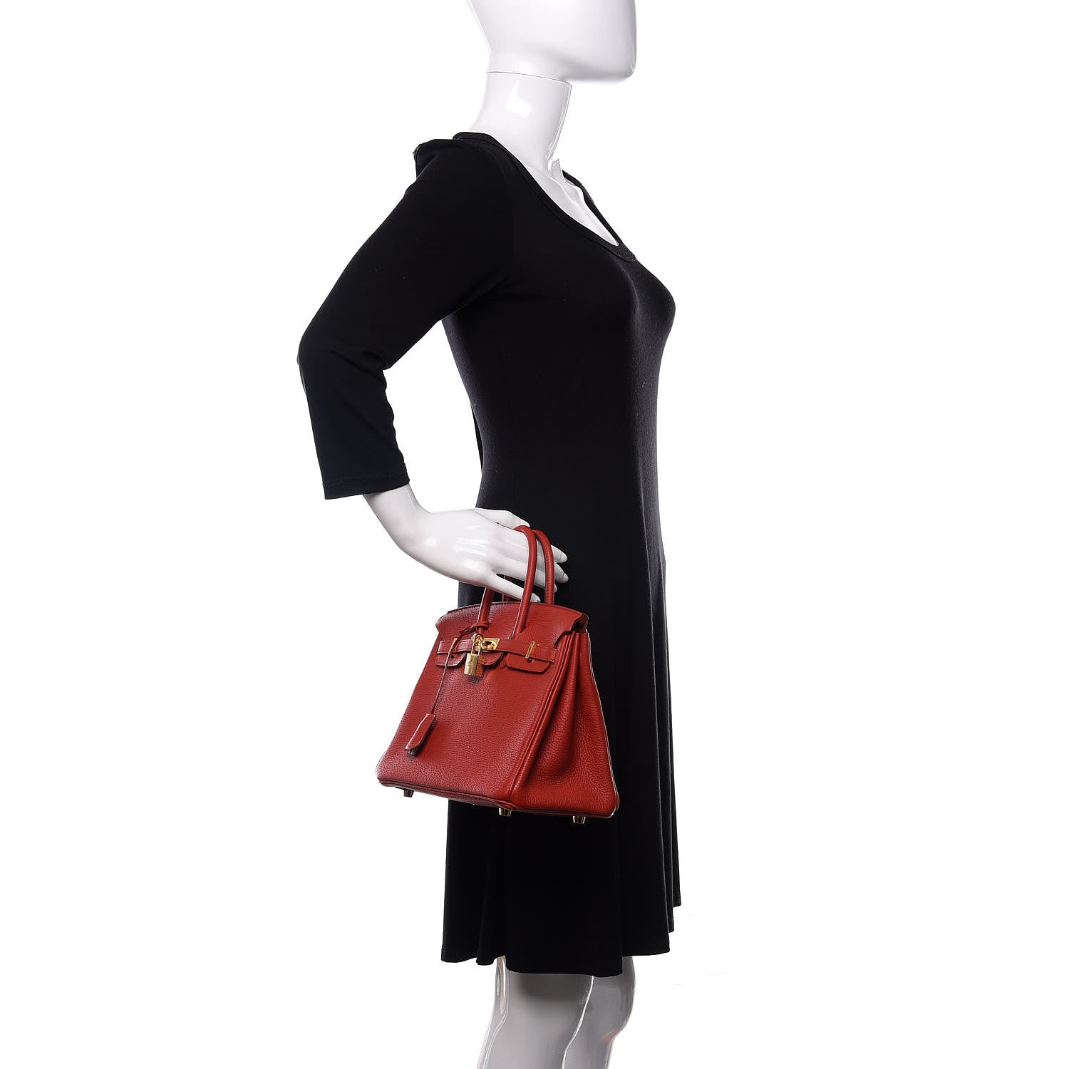 Hermes Togo Birkin 25 Rouge Garance 1 of 8