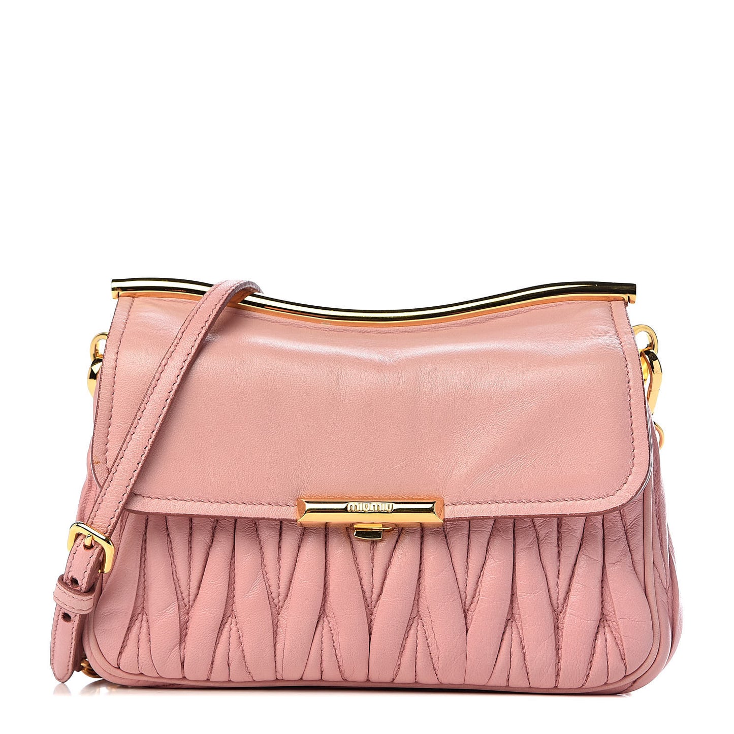 Nappa Matelasse Frame Bag Orchid Pink