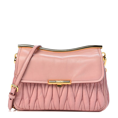 Miu Miu Nappa Matelasse Frame Bag Orchid Pink 1 of 14