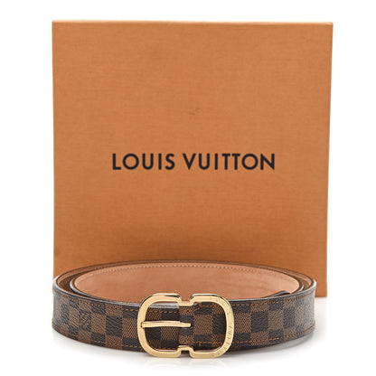 Louis Vuitton Damier Ebene Mini 25mm Belt 85 34 8 of 8