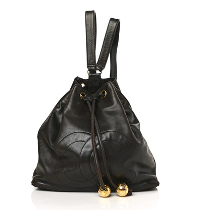 Chanel Lambskin CC Drawstring Backpack Brown 2 of 10