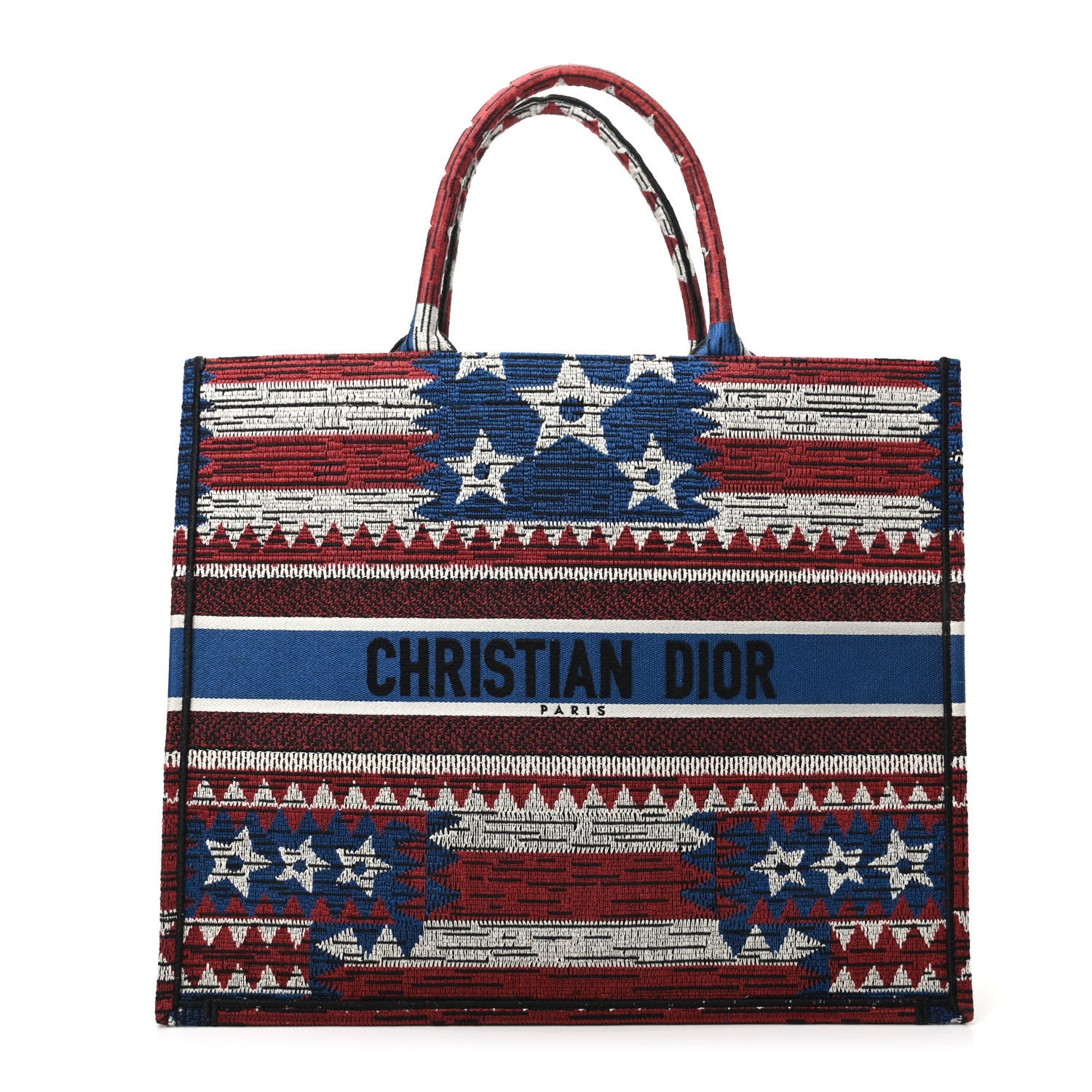 Christian Dior Canvas Embroidered Exclusive US Book Tote Multicolor 1 of 9
