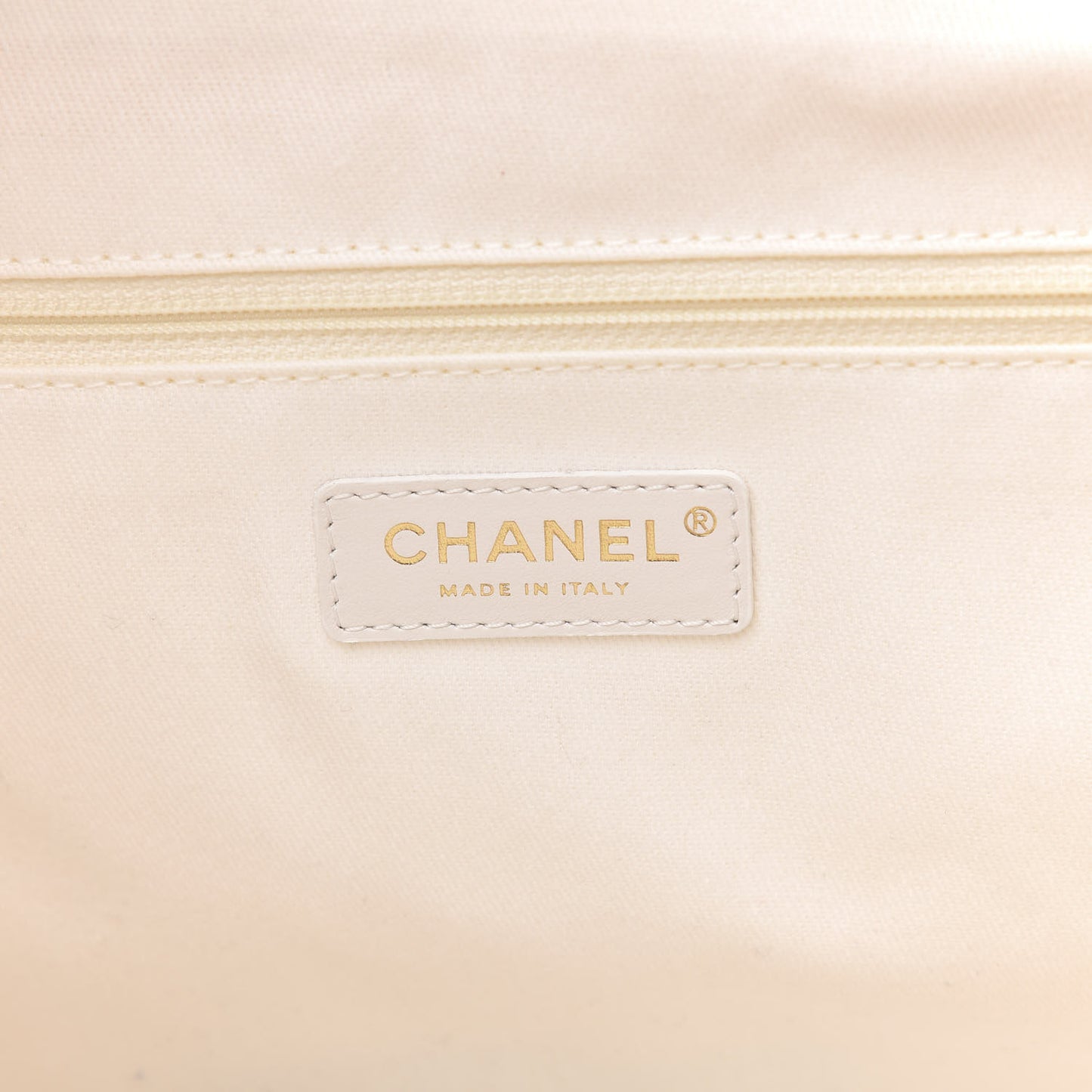 Canvas Pearl Large Deauville Tote Ecru Beige
