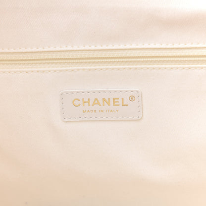 Chanel Canvas Pearl Large Deauville Tote Ecru Beige 5 of 7