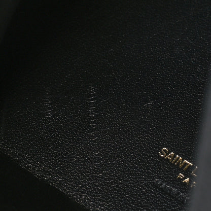 Saint Laurent Lambskin Pyramid Clutch Black 9 of 17