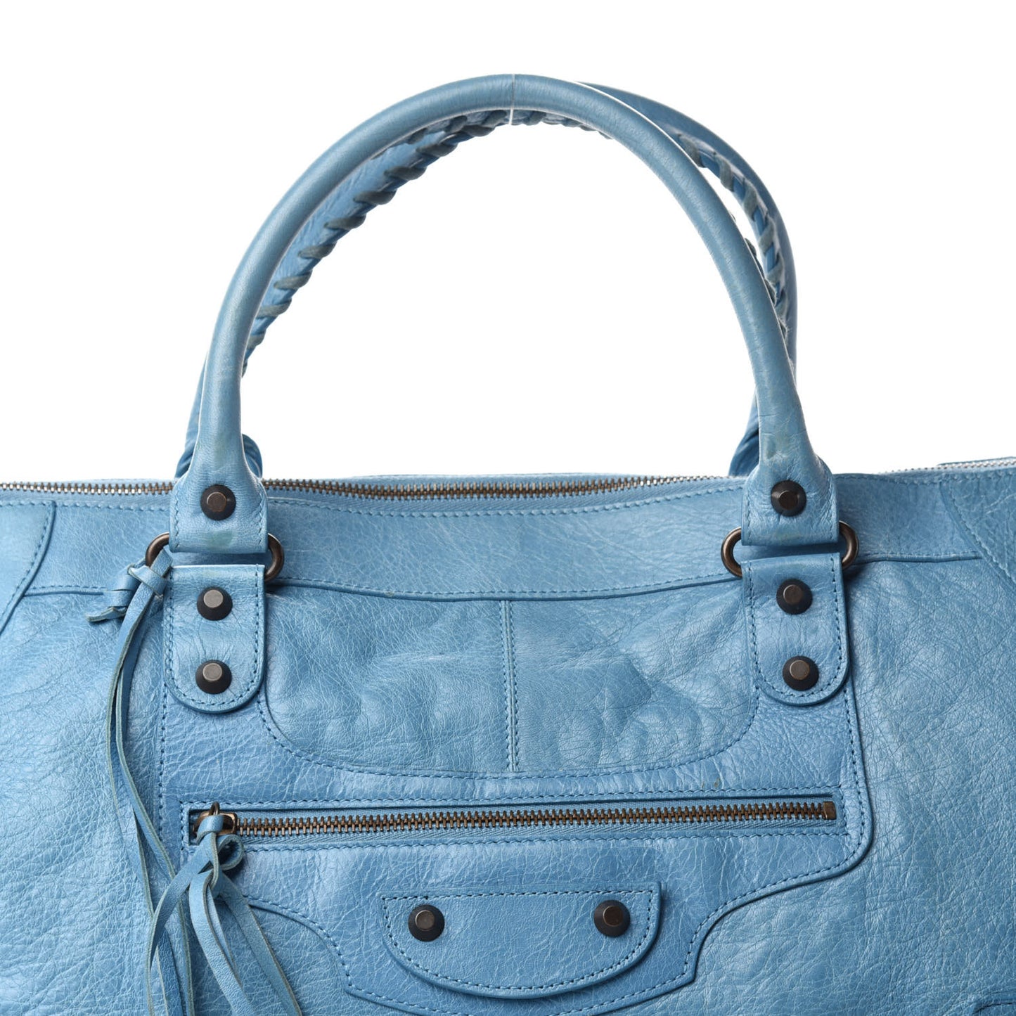 Agneau Classic Hardware Work Bleu Indigo