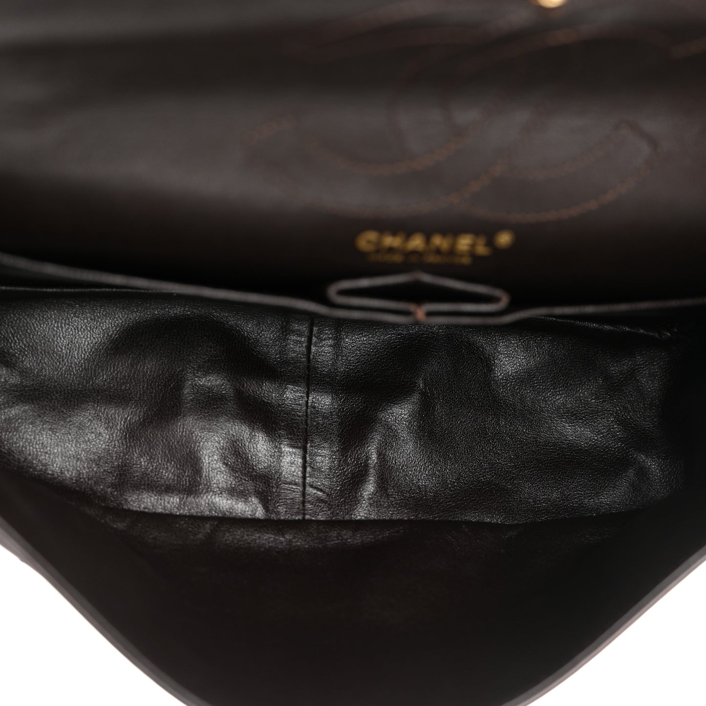 Metallic Aged Calfskin Quilted 2.55 Reissue 226 Flap Brown