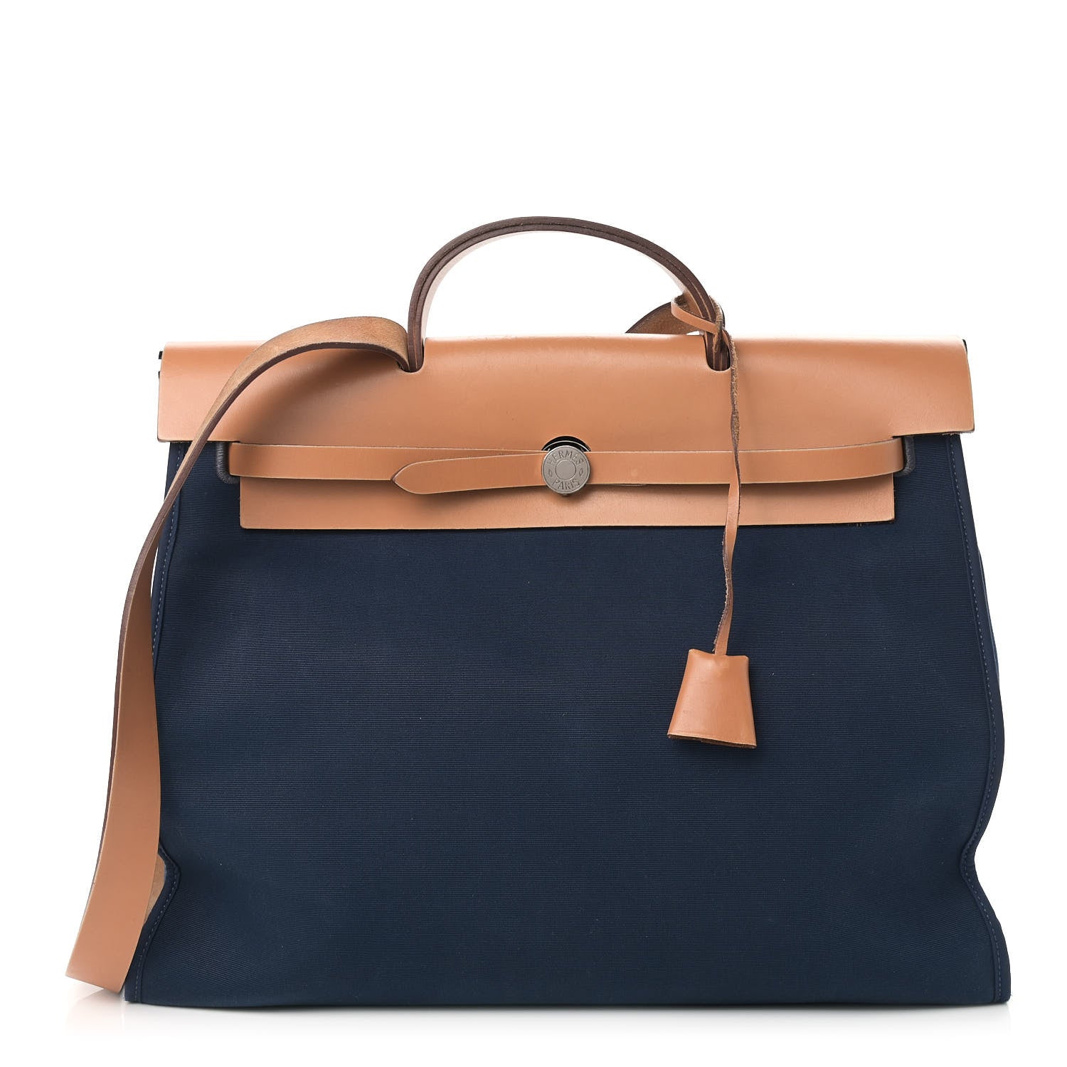 Hermes Toile Vache Hunter Herbag Zip 39 MM Bleu De Malte 2 of 20