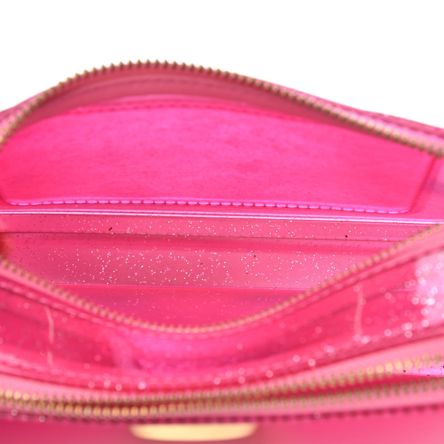 Jelly Glitter Small Snapshot Camera Bag Pink