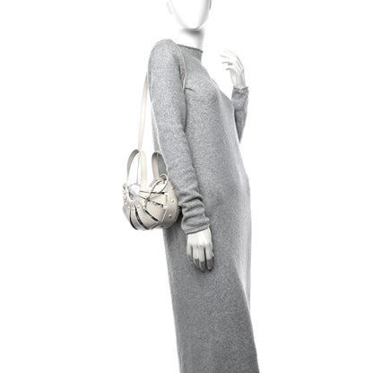 Bottega Veneta French Calfskin Small Shell White Frost 2 of 11